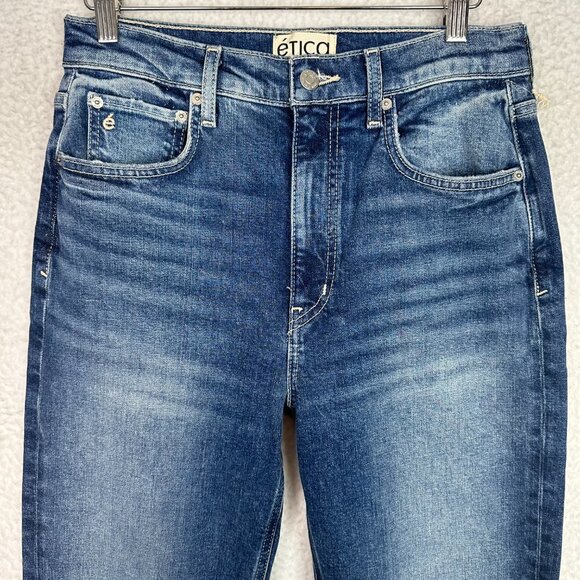 Ética Finn Slim Straight Jeans Marina Blue | Size 27 | NWT - Picture 2 of 15